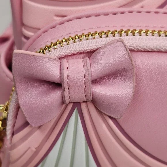 Loungefly Disney Cinderella 70th Anniversary Pink Dress Mini Backpack - Picture 11 of 14